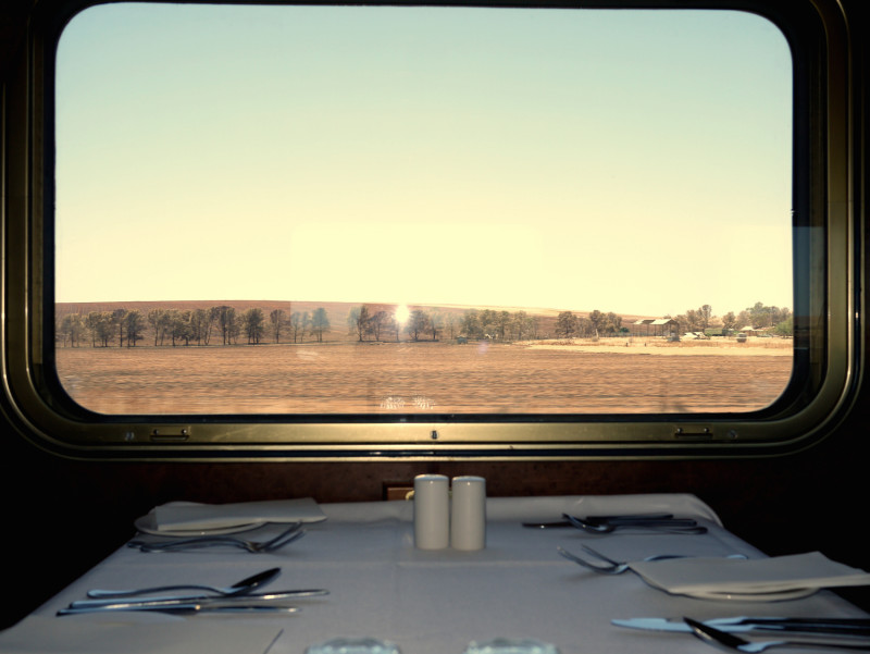 Dining on the Indian Pacific Train